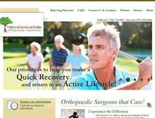 Tablet Screenshot of ftvortho.com